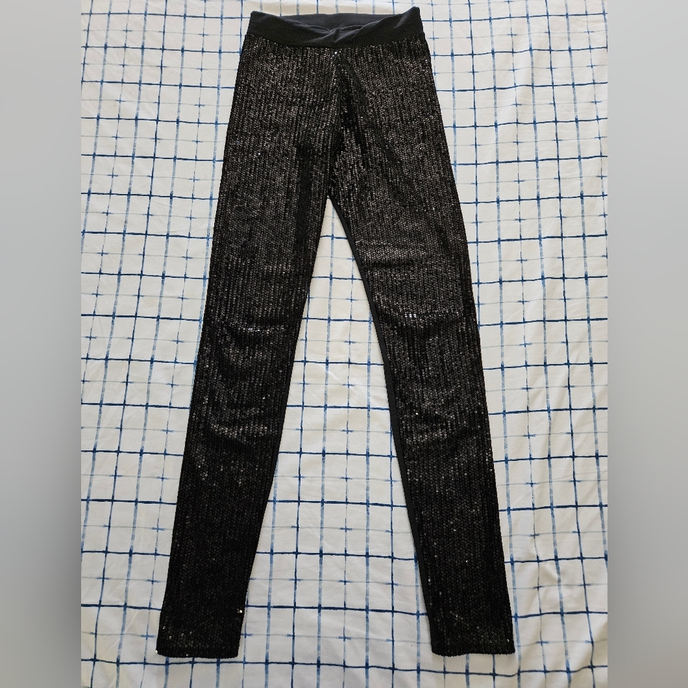 calzedonia single side Black sequins leggings - Picture 4 of 9